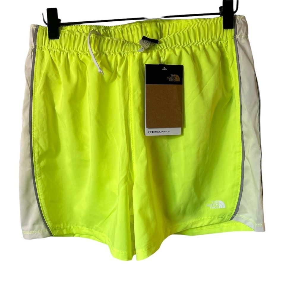 NWT The North Face Women's Elevation LED Yellow Athletic Short Medium Run Hiking
